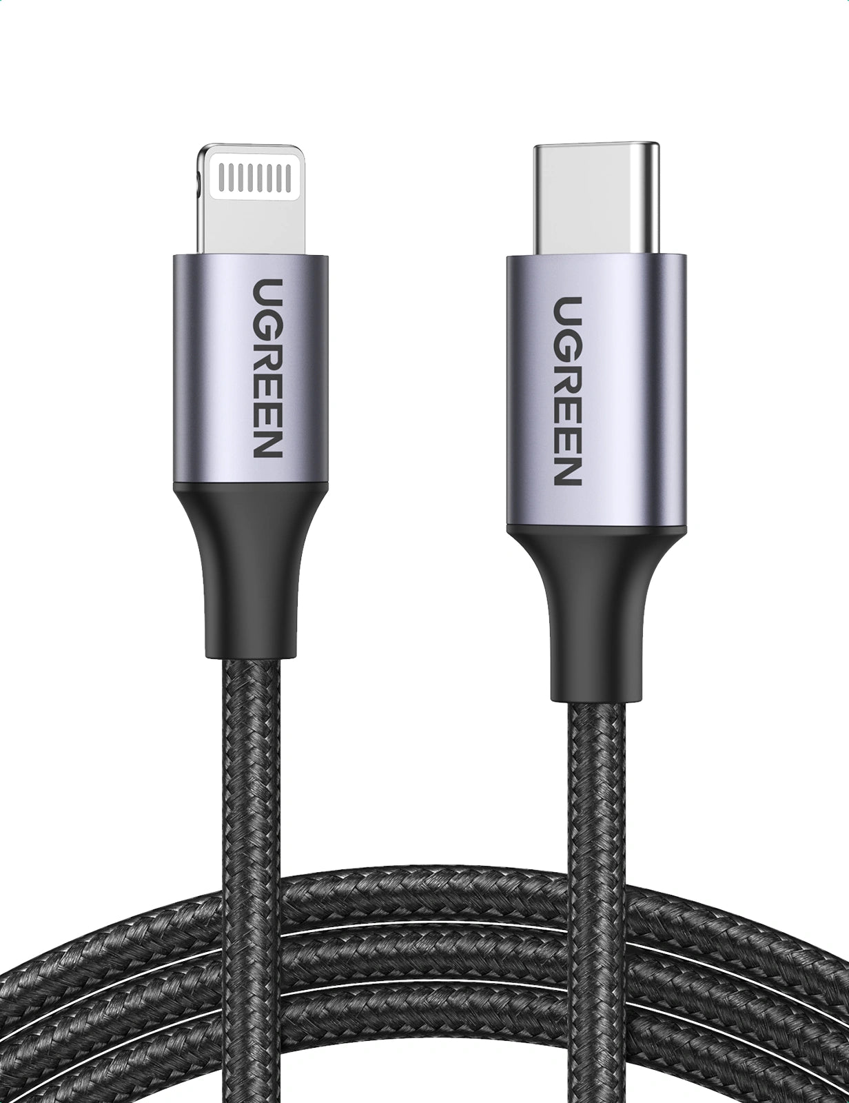 UGREEN cable with two connectors on a white background