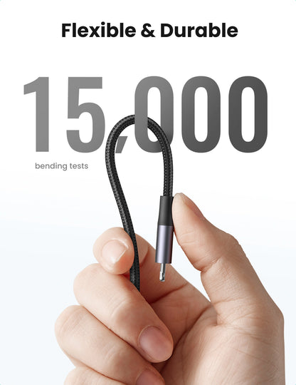UGREEN C to Lightning MFI Certified 1 Meter Type-C to Lightning Aluminum Shell Braided Cable For Iphone