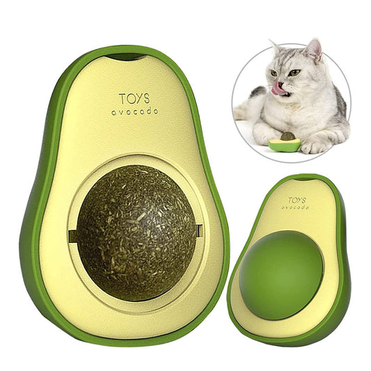 Avocado Shape Cat Toy Fun and Interactive Plush Toy for Cats
