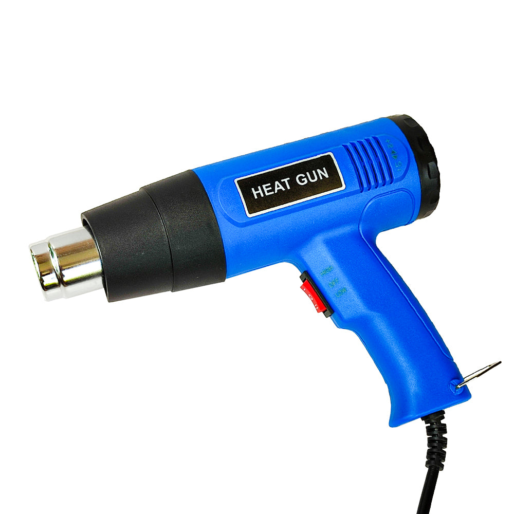 2000W Heat Gun for Vinyl Wrap & DIY – Hot Air Gun with Attachments for Shrinking, Paint Stripping, PVC & Crafts