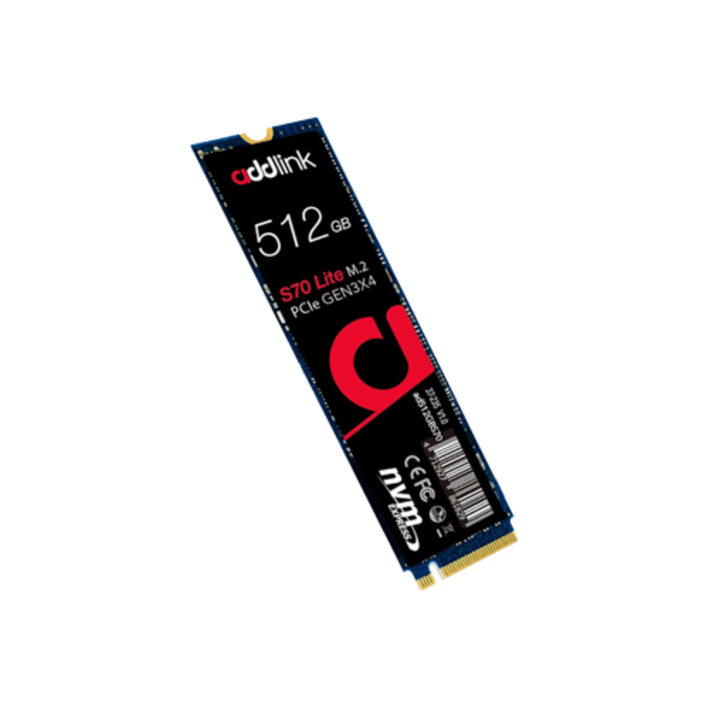 ADDLINK S70 Lite SSD NVMe PCIe Gen3x4 M.2 256GB 512GB High Speed Internal Solid State Drive
