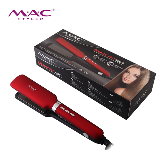 Original Mac Straightener Flat Iron 450F Professional Hair Straightener Manufacturer Ceramic Tourmaline Flat Iron