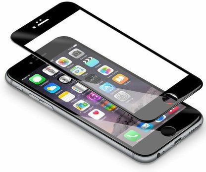 3D Full Cover Tempered Glass for iPhone 6/6S – Black Edge Screen Protector Film with Full Coverage