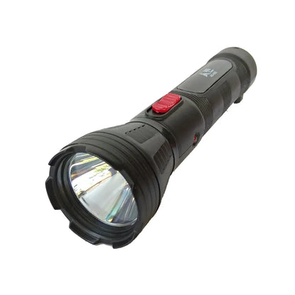 Aiko 655 Rechargeable Portable 1W LED Flashlight Torch for Camping Hiking Outdoor Use