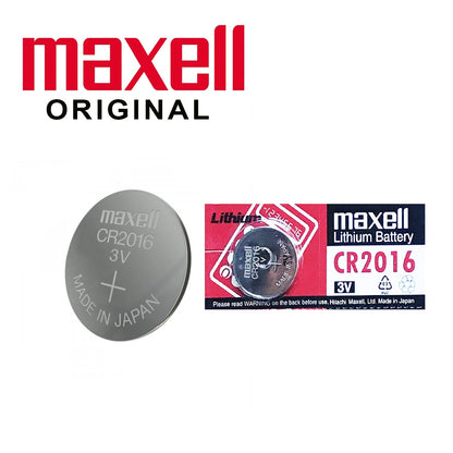 Maxell CR2016 3V Lithium Coin Battery Button Cell for Watch Remote CMOS Electronics