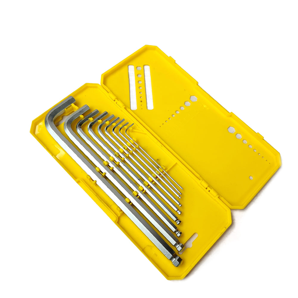 9Pcs Double-End L Type Allen Hex Key Wrench Set Hexagon Spanner Screwdriver Tools Kit