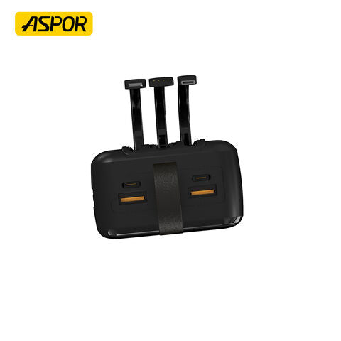 Aspor A317 22.5W 30000mAh Fast Charging Power Bank with 3 Cables (6M)