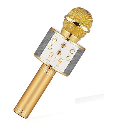 Wireless Bluetooth Karaoke Microphone – Handheld Mic with Speaker & Recording Function for Singing & Parties