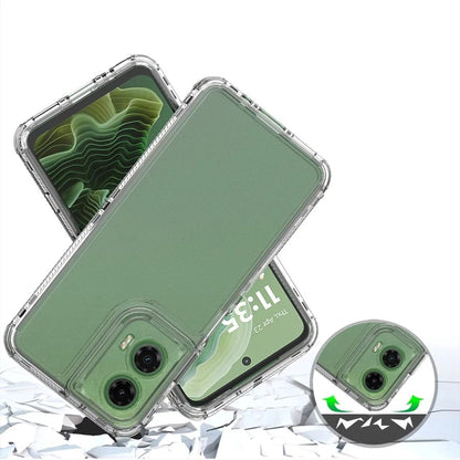 Motorola G34 5G / G45 5G Transparent Clear Back Cover Cell Phone Case For Motorola G34 5G / G45 5G Transparent Back Cover