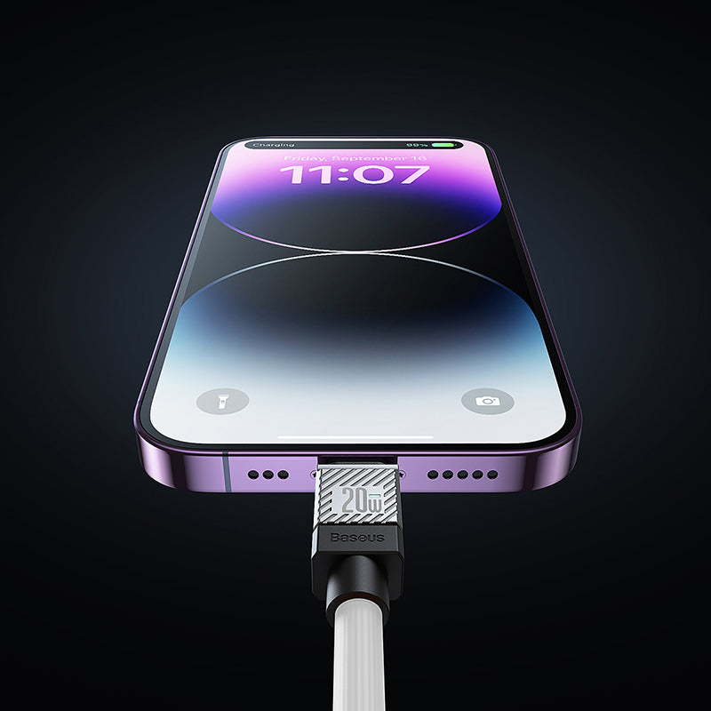 Baseus CoolPlay Series 20W Type-C to Lightning Fast Charging Cable 1m – White