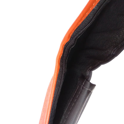 Mens Brown Leather Bifold Wallet with ID and Credit Card Holder