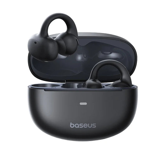 baseus bass 15, open-ear earbuds sri lanka, baseus earphones, clip-on wireless earbuds, bluetooth 5.3 earbuds, open ear headphones, sports earbuds sri lanka, wireless earphones with charging case, baseus bass 15 sri lanka, baseus bluetooth earbuds, sweatproof clip earphones, earphones for running, baseus audio gear

