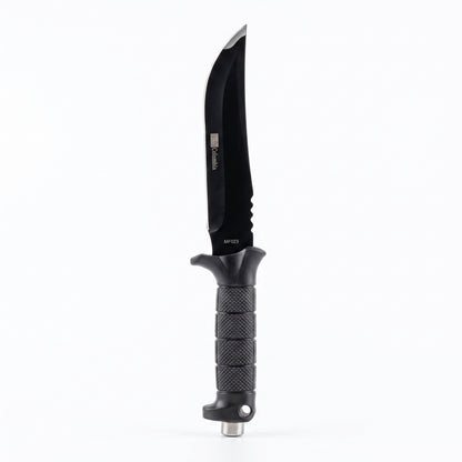 Heavy-Duty Tactical Fixed Blade Hunting Knife with Glass Breaker 32 cm Camping Knife