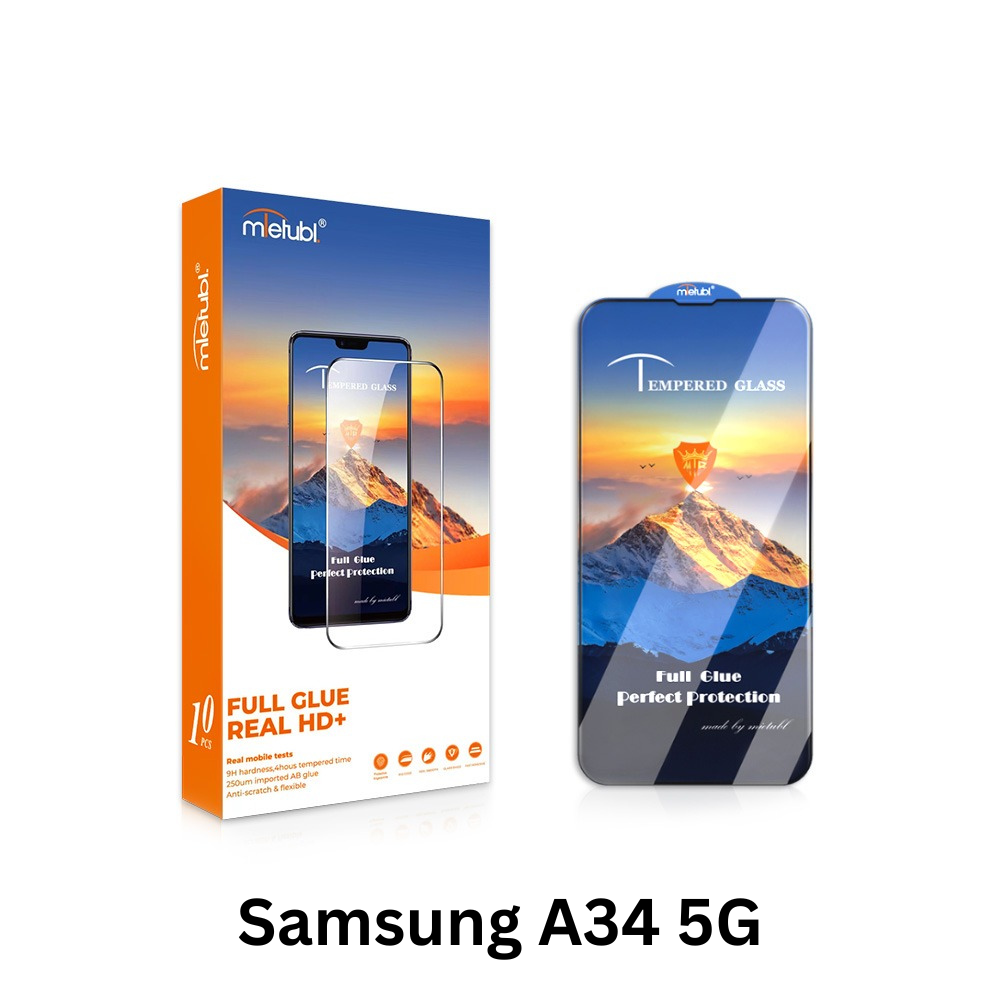 MTB Tempered Glass for Samsung A34 5G – Ultra Clear HD Screen Protector