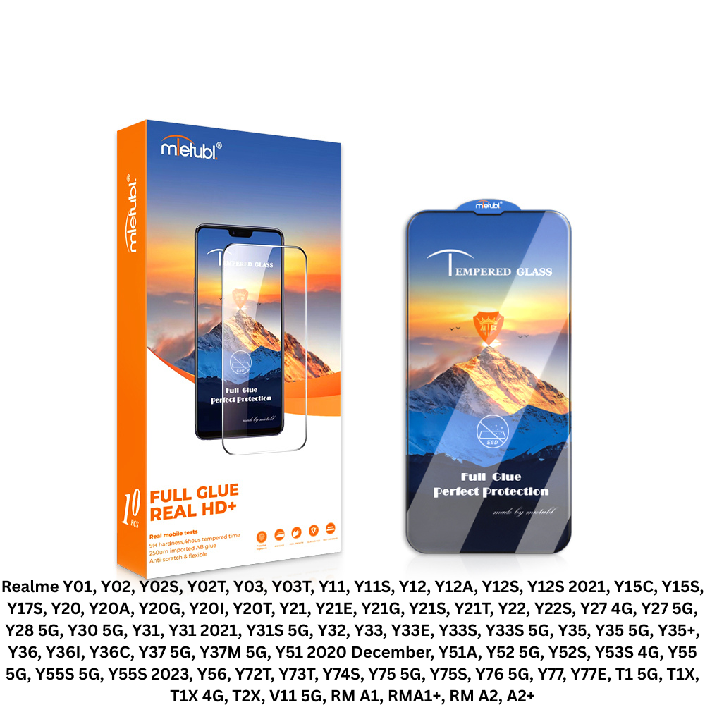 MTB Tempered Glass for Realme Y01, Y02, Y02S, Y02T, Y03, Y03T, Y11, Y11S, Y12, Y12A, Y12S, Y12S 2021, Y15C, Y15S, Y17S, Y20, Y20A, Y20G, Y20I, Y20T, Y21, Y21E, Y21G, Y21S, Y21T, Y22, Y22S, Y27 4G, Y27 5G, Y28 5G, Y30 5G, Y31, Y31 2021, Y31S 5G, Y32, Y33