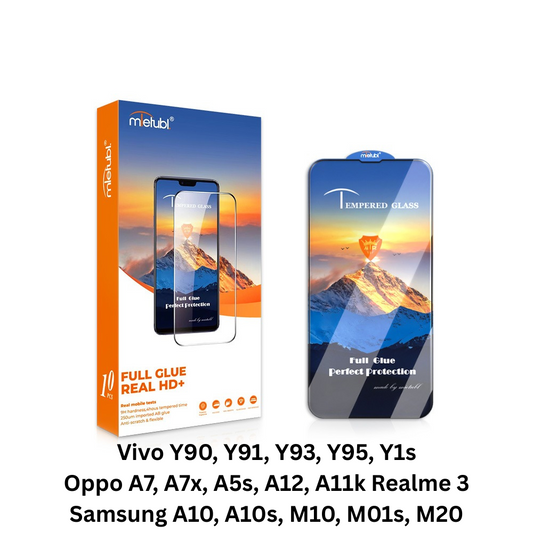 MTB Tempered Glass for Vivo Y90, Y91, Y93, Y95, Y1s, Oppo A7, A7x, A5s, A12, A11k, Realme 3, Samsung A10, A10s, M10, M01s, M20 – 9H Hardness Scratch Resistant Ultra Clear Screen Protector with HD Transparency & Case-Friendly Edge-to-Edge Fit