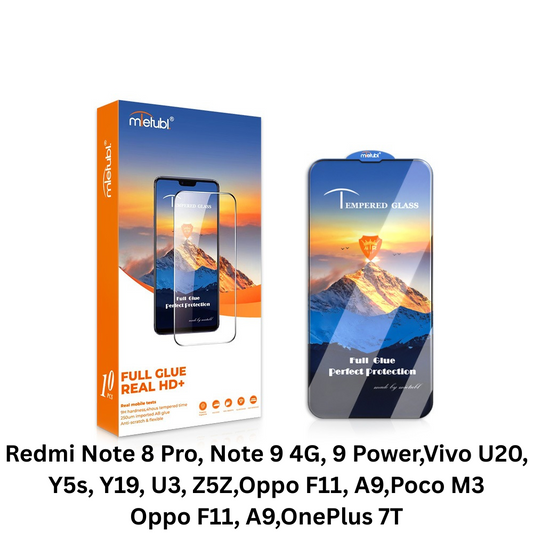 MTB Tempered Glass for Redmi Note 8 Pro, Note 9 4G, 9 Power, Poco M3, OP F11, A9, Realme X2 Pro, Vivo U20, Y5s, Y19, U3, Z5Z, OnePlus 7T – 9H Hardness Scratch Resistant Clear Screen Protector for Redmi, Realme, Vivo, Oppo, and OnePlus Smartphones