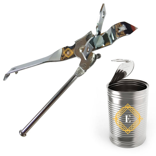 Manual Can Opener Stainless Steel Side Cut Craft Beer Bottle Opener – Safe Grip Kitchen Tool