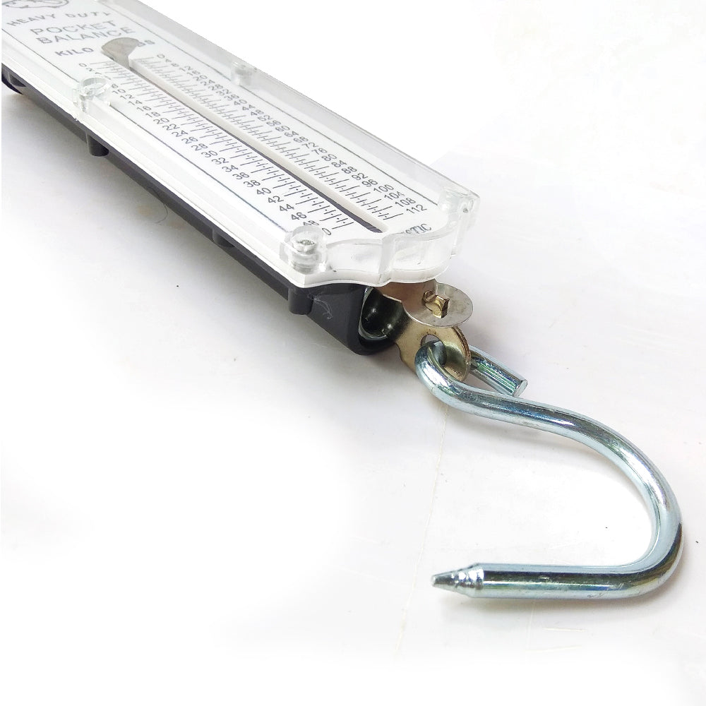 50KG Analog Portable Heavy Duty Mechanical Spring Scale Hand-Held Luggage and Kitchen Scale