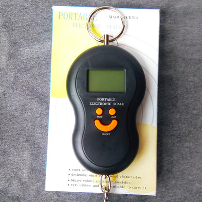 50kg/110lb Digital Hanging Scale – Portable Electronic Fish & Luggage Weighing Scale with LCD Display