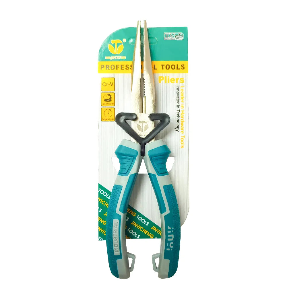 Needle Nose Precision Pliers Cutter Puzzle Modeling Work Repair Hand Tool With Insulate Grips