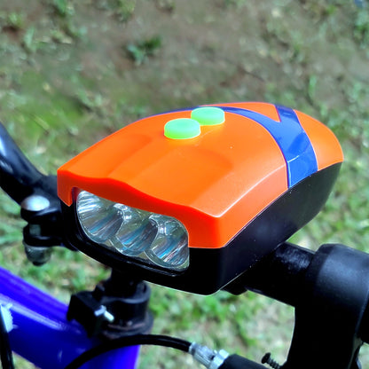 Rechargeable Bicycle Headlight with Horn | LED Front Light for Cycling Safety