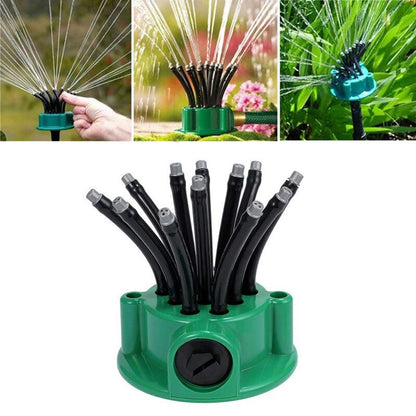 360 Degree Adjustable Lawn Sprinkler Multi-Head Ground Irrigation Tool for Garden and Courtyard