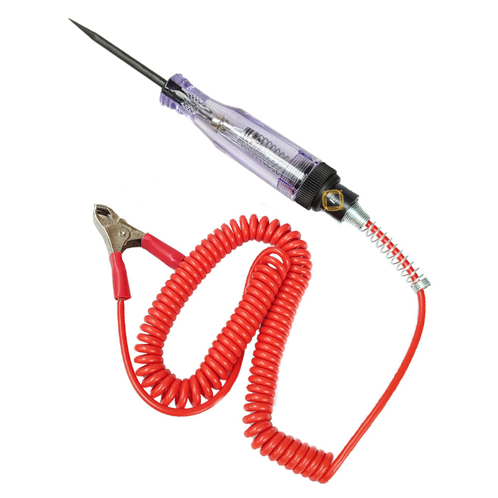 6V 12V 24V DC Voltage Circuit Tester Pen Light with Long Wire for Car Truck Auto Electrical Maintenance