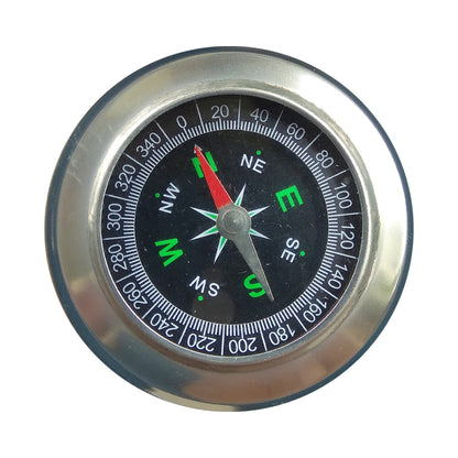 Mini Compass Pocket Outdoor Portable Aluminum Lightweight Emergency Compass Compass Tool Navigation