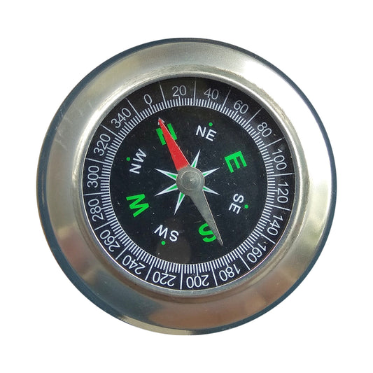 Mini Compass Pocket Outdoor Portable Aluminum Lightweight Emergency Compass Compass Tool Navigation
