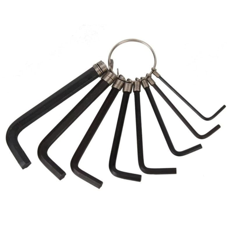 10Pcs Allen Hex Key Hexagon Wrench Tools Set Spanner Screwdriver Kit 1.5mm to 10mm