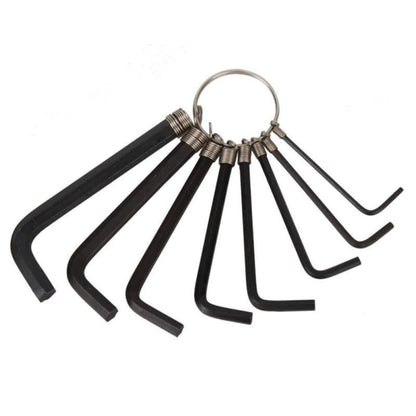 10Pcs Allen Hex Key Hexagon Wrench Tools Set Spanner Screwdriver Kit 1.5mm to 10mm