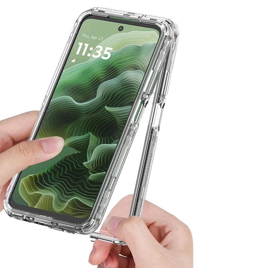 Motorola G34 5G / G45 5G Transparent Clear Back Cover Cell Phone Case For Motorola G34 5G / G45 5G Transparent Back Cover
