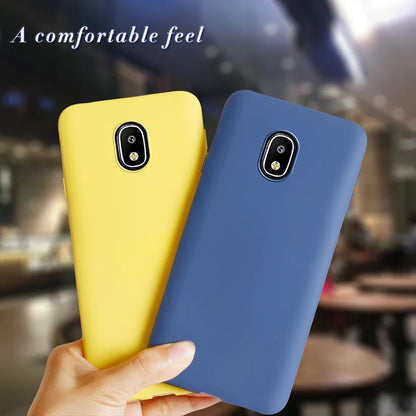 Velvet Silicone Back Cover for Samsung Galaxy J Series – Soft Anti-Slip Protective Case for J2, J5, J7, J6, J8, J4, J3
