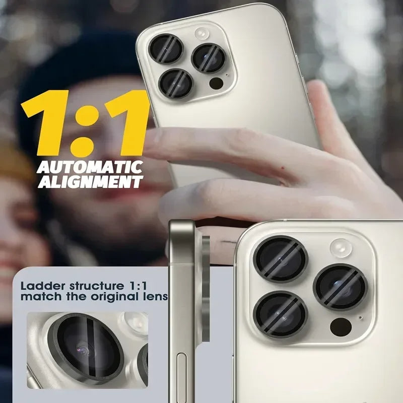 9H Hardness Camera Lens Protector for iPhone 11 Pro/12/13/13 Pro/13 Pro Max/14/14 Pro/14 Pro Max/15 Pro Max
