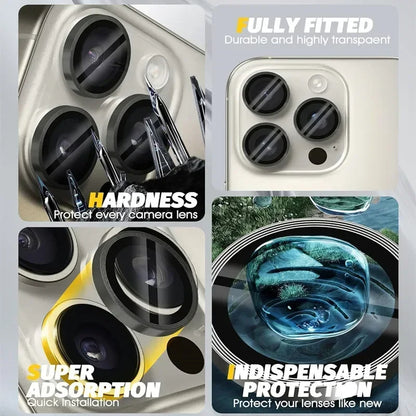 9H Hardness Camera Lens Protector for iPhone 11 Pro/12/13/13 Pro/13 Pro Max/14/14 Pro/14 Pro Max/15 Pro Max