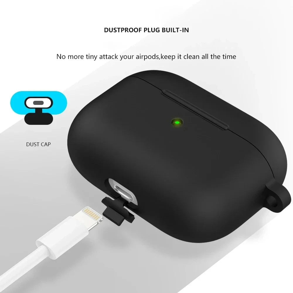 Silicone Case for Apple AirPods Pro 2 Protective Cover for Bluetooth Earphone Charging Case