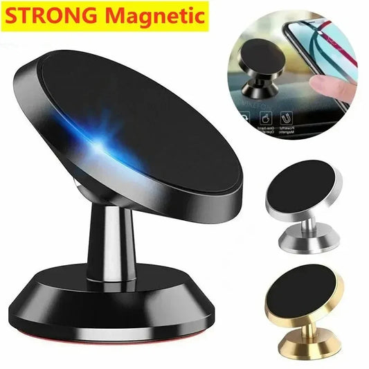 Magnetic Car Phone Holder Universal Mobile Stand with Strong Magnet for Dashboard or Air Vent