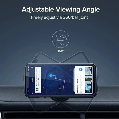 Magnetic Car Phone Holder Universal Mobile Stand with Strong Magnet for Dashboard or Air Vent