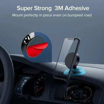 Magnetic Car Phone Holder Universal Mobile Stand with Strong Magnet for Dashboard or Air Vent