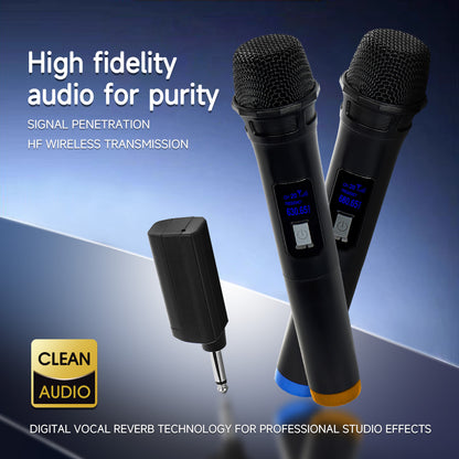 Professional 2.4G Rechargeable Wireless Handheld Microphone System – Ideal for Singing, Events & Public Speaking