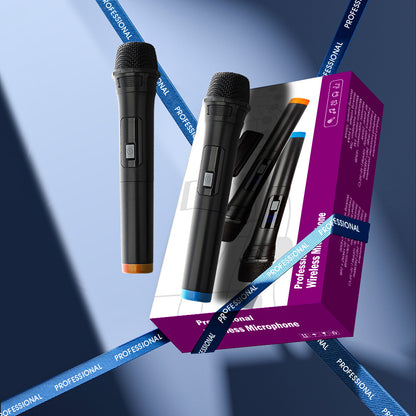Professional 2.4G Rechargeable Wireless Handheld Microphone System – Ideal for Singing, Events & Public Speaking