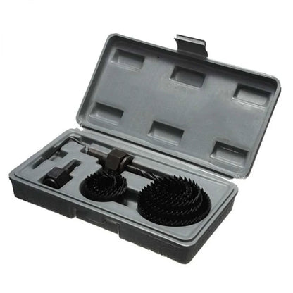 11Pcs Woodworking Drilling Tool Kit Hole Saw Cutting Set for Wood and Metal with Mandrels and Core Drill Bits