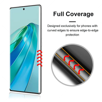 3D Curved Full Glue UV Tempered Glass Screen Protector for Honor X9A X9B X40 X50 X9C and X60 Series