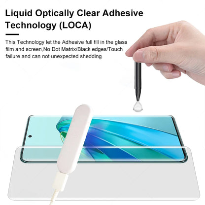 3D Curved Full Glue UV Tempered Glass Screen Protector for Honor X9A X9B X40 X50 X9C and X60 Series