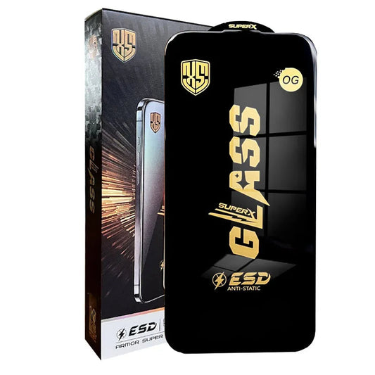 OG ESD Tempered Glass For OPPO A1/K11X/A98 5G/F23/F23 PRO/A58 4G/A79 5G/A2 5G/A60/A3 PRO INDIA/A40/A40M/A3 4G/R-ME 11 5G/A3X/A80 5G/A3 5G INDIA/A45/C55 & REALME 13/VI T3X/Y38/Y200TI/Y58/Y28 4G/Y37 PRO