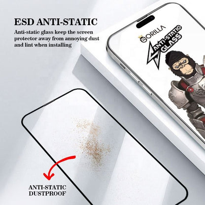 ESD Anti-Static Dustproof Tempered Glass Screen Protector for Honor X6C