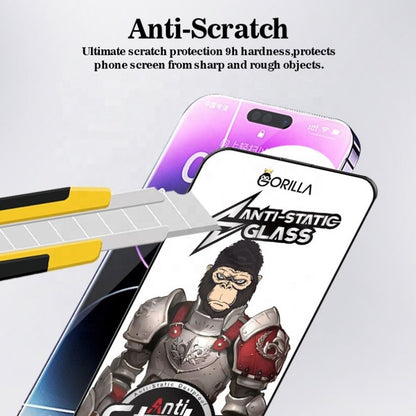 ESD Anti-Static Dustproof Tempered Glass Screen Protector for Honor X6C