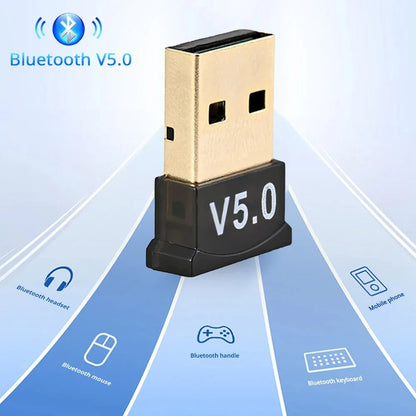 USB Bluetooth Adapter for PC Wireless Dongle for Desktop and Laptop