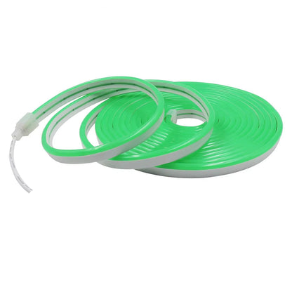 5m DC 12V LED Neon Strip Waterproof Single Colour Flexible Tape Light Red, Green, Blue, White, Warm, Yellow, Pink, Purple